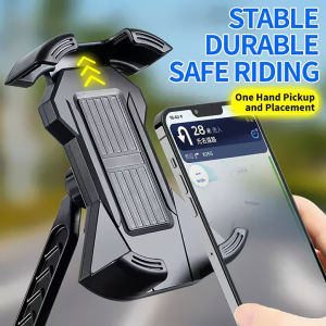 MONLEYTA | Super Stable Bicycle Phone Holder Waterproof Sunshade Navigation For Electric Bicycles And Motorcycles Anti-Vibration Clamp