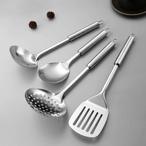 Stainless Steel Spatula/Soup Spoon/Casserole/Serving Spoon/sianse/pasta spoon/Meat Fork/sandok Kitchen dining utensils
