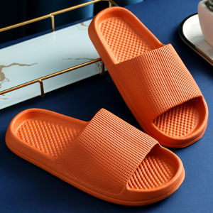 Silent Indoor Home Slippers EVA Bathing Shoes for Men And Women Large Size Summer Anti-Slip Bathroom Washing Room Slippers