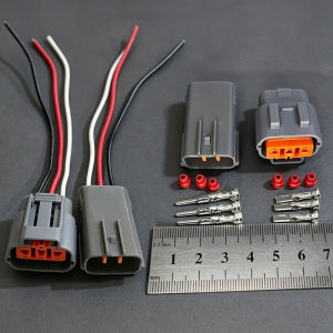 1Set 3 Pin 6195-0009 6195-0012 DL 090 Waterproof Sensor Connector For Mazda RX8 Ignition Coil Socket