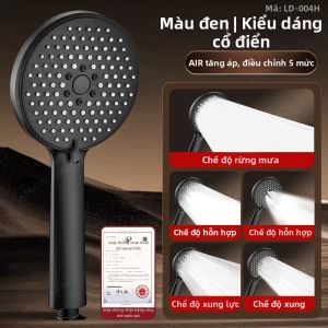 JIAYUN | Bộ Vòi Hoa Sen Cao Áp với Đèn Tắm và Vòi Nước