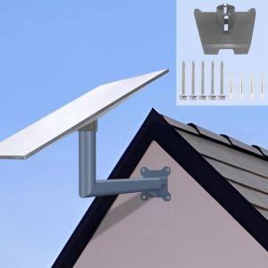 For Starlink Gen 3 Dish Wall Mount Kits for Starlink V3 Pipe Adapter Installation Bracket Suitable for Roof Top Exterior Wall