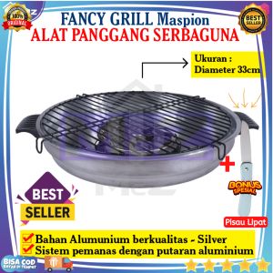 Fancy Grill Maspion: Alat Panggang Serbaguna Alumunium Diameter 33cm