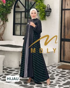 MDLY TISHA  Baju Dress Katun Turki Lux Tisha Dress By Mdly. Nazra Sha