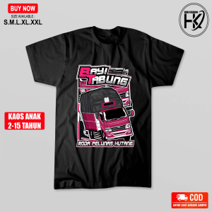 Kaos Roda Pelunas Hutang x Bayi Tabung Kaos Truk Driver Baju Anak