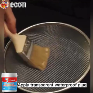 ❤Free Brush❤1000G GOOTI Transparent Waterproof Sealant Glue for Exterior Wall Bathroom Roof Sealant Super Invisible Adhesive Repair Bubong Cement Wall Tile Plywood Wall Cracks Roof Cracks Concrete Watertight Waterproof Paint Without Leakage