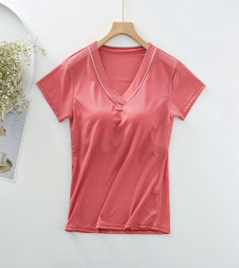 V-neck Padded Bra-in Top For Yoga and Loungewear