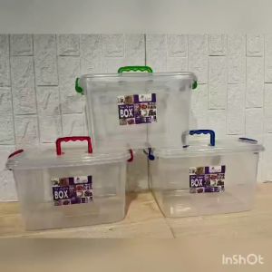 Storage Box Multi-Purpose Box Stock No. 2851 Transparent