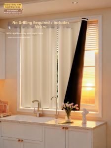 YASHU | No-Drilling Installation Self-Adhesive Magic Tape Curtain
