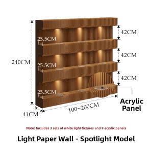 SHIBAZHI | Light Paper High Partition Background Wall Foldable Movable Extendable Screen