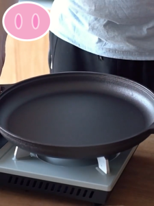 Cast Iron Skillet Pan with Dual Handles Non-Stick Pancake Pizza Pan Steak Pork Chicken Cooking Pot Kitchen Cooking Pot