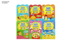 Sách - Combo Bóc Dán Thông Minh 365 (Dành Cho Trẻ Từ 2-6 Tuổi) - Giúp Bé Phát Triển IQ EQ CQ (Bộ 6 Cuốn)