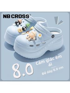 NB CROSS | Dép Mũi Hở Đế Dày Thoải Mái Cho Mùa Hè