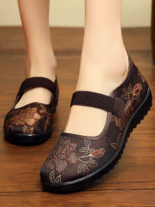 BUJINXUAN | Spring and Autumn Elderly Womens Old Beijing Cloth Shoes