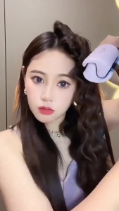 【SG Ready Stock】32mm Egg Roll Hair Curler Iron French Egg Roll Curling Wand Water Ripple Large Curls Wavy Wool Curling Splint 卷发棒