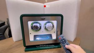 BLUETIDE Watch Winder Leather watch winder box 2/3/4/6/8/12 Slot Luxury Automatic watch box storage With Touch Screen Remotes Watch Shake The device