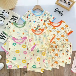 [BÉ 8-30kg] Bộ Quần Áo Cộc Tay Trẻ Em Hiệu Minly Baby Vải Thun Lạnh Cho Bé Trai Bé Gái Size Đại - Unibaby - BCIB29