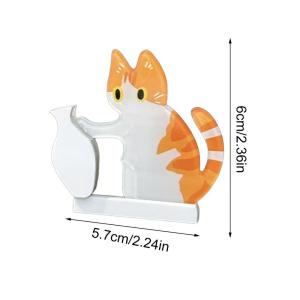 Hộp Đựng Nam Châm Gắn Tủ Lạnh Hình Râu Mèo Acrylic Đồ Lưu Niệm Dễ Thương Có Lỗ Mở Rộng Thích Hợp Cho Văn Phòng Phòng Ngủ Tường Bàn Làm Việc
