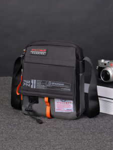 spaceman | Casual Oxford Cloth Mens Crossbody Bag Lightweight Canvas Single Shoulder Commuter Backpack For Younger Adults Leisure Backpack