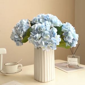 Simulation hydrangea silk cloth fake flower floral arrangement home simulation flower hydrangea
