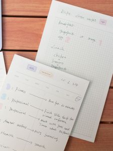 iplaybox | Planner Notepad with Grid and Cornell Style 50 Sheets