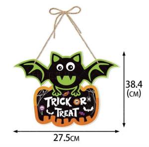 Gantungan banner halloween/gantungan skull devil cat bat pumpkin/banner gantungan pumpkin labu