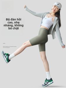 MiiOW | Quần short bơi lưng cao mùa hè mỏng Ice Skin không cần quần lót Quần thể thao Yoga Biking Quần short Shark MiiOW Cat Person