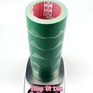 Băng keo vải màu xanh lá rộng 4.7cm dài 13 mét lõi giấy 3mm - 1 cây có 6 cuộn