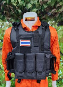 ปลอกเกราะ เสื้อกั๊กยุทธวิธี ปลอกเกราะโทโมฮอค เต็มตัว เกรดไทย