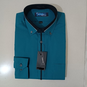 R- ONE & FIT Kemeja formal alisan lengan panjang berkualitas / kemeja pria jumbo dewasa 5xl / kemeja polos warna putih hitam / atasan pria model terbaru