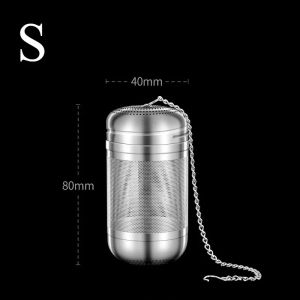 316 Stainless Steel Tea Strainer Spice Seasoning Ball Strainer Teapot Fine Mesh Filter Teahouse Hot Pot Seasoning Accessories