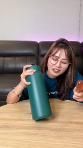 Bình đựng nước giữ nhiệt Inox 304 Cao cấp Yes Water hàng chính hãng Dung tích 1000ml Giữ nhiệt 20 tiếng- BH 6 tháng