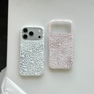 Sanrio | Cute Half Pack Leopard Print Sanrio Hello Kitty Head Phone Case For Iphone 17 Pro 16 15 Pro Max Shockproof Protective Back Cover