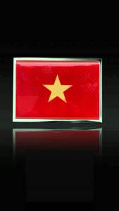 Tem Logo Sticker Cờ Việt Nam phản Quang Dán Trang Trí Ô Tô Xe Máy