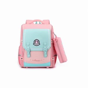 (SG Seller) Children School Bag Multi-Pocket Nylon School Backpack Student Bag Kids Boys Girls Primary School Backpack Casual Book Pack Travel Schoolbag #3230