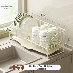 MODERN SWEETHOME | Dish Draining And Storage Kitchen Dish Rack