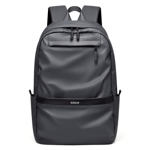 GOLF QUALITY Backpack for Men Casual 15.6 inch Laptop Backpack Travel Waterproof Back Pack Light Weight with Compartment Multi Pocket Black Dark Grey