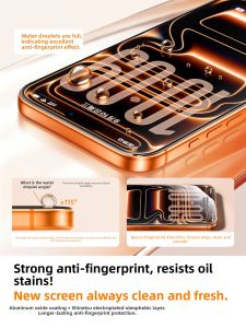 Beizun | Fingerprint Resistant Full Coverage Anti-Spy Shatterproof High Definition Screen Protector