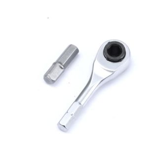 1/4”Ratchet Wrench 6.35mm Screwdriver Hex Torque Wrenches EDC Tool Wrench 1/4 Screwdriver Rod Quick Socket Wrench Hand Tools