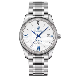 LIBIS | Automatic Night-Light Water-Resistant Steel-Band Trendy Men Watch