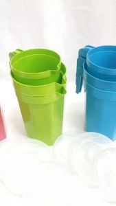 PLASTIC WATER PITCHER WITH / WATER JUG 2.2LITERS & 1.5LITERS DRINKING PITCHER / WATER PITSEL / TUBIG