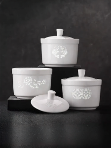JINGDEZHEN | Linglong Ceramic Steam Pot