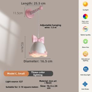 OUCHAO | Pink Bow French Countryside Style Wall Light