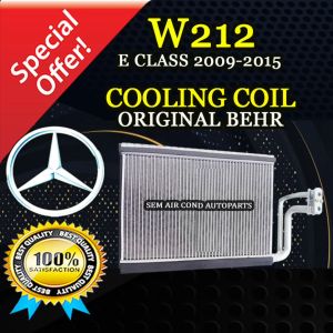Mercedes-benz W212 E-class 2009-2015 year Original Behr New Cooling Coil/Evaporator (Car Aircond System)