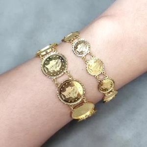 RANTAI TANGAN QUEEN ELIZABETH EMAS 916 6.78g/7.54g/12.03g