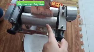 Máy  cán mực chạy điện lô inox  mô tơ 100 % lõi đồng