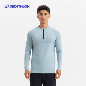 Áo Thun Tay Dài Thể Thao Nhanh Khô Decathlon Dành Cho Nam Áo Tập Luyện Thể Dục Mùa Thu Ấm Áp Nhanh Khô Áo Thun Thể Thao
