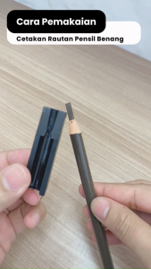 [HARGA GROSIR] Original 100% HENGSI Pensil Alis Tarik Benang Waterproof 6 Pilihan Warna Tahan Lama Pensil Serat Alis Pigmented Soft Type