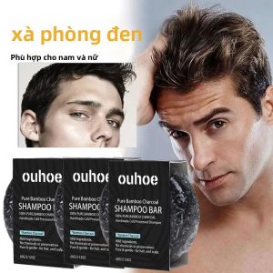 Xà Phòng Gội Đầu Bằng Than Tre Để Chăm Sóc Tóc - Loại Bỏ Gàu Giảm Rụng Tóc Phục Hồi Tóc Đen Tự Nhiên Tăng Cường Chân Tóc Cho Mọi Loại Tóc