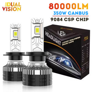 K7C H7 LED 80000LM Headlights Bulbs Canbus 6000K H1 H4 H11 9012 HIR2 H8 H9 9005 9006 HB3 HB4 High Power 6000K 9084 CSP Chips